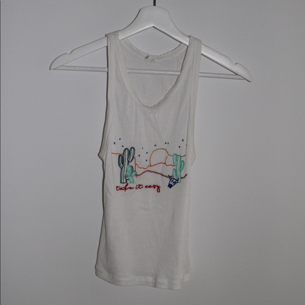 Out From Under “take it easy” tank top.